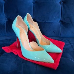 Dalida Christian Louboutins Tiffany blue size 40 (fits 9)